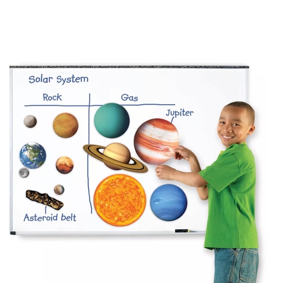 Learning Resources Giant Magnetic Solar System Whiteboard Display 12 Piece Set - Picture 4 of 5